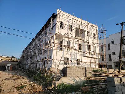 Newly Built Terrace 4 Bedroom Duplex with BQ — Estate Okeira, Ogba, Ikeja, Lagos