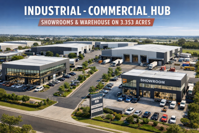 Industrial - Commercial Hub with Showrooms & Warehouse on 3.353 Acres, Oshodi - Apapa Expressway, Isolo, Lagos, Commercial Property for Sale