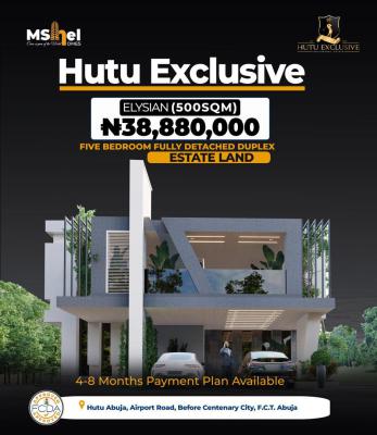 Residential Plot Exclusive Measuring 500sqm, Hutu ,centenary City Axis, Lugbe District, Abuja, Residential Land for Sale