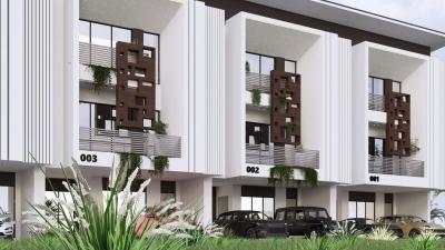 4 Bedroom Terrace Duplex with Bq, By Gilmore Engineering (fully Tarred Road), Jahi, Abuja, Terraced Duplex for Sale