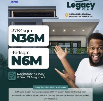 Land, Owerri Municipal, Imo, Mixed-use Land for Sale