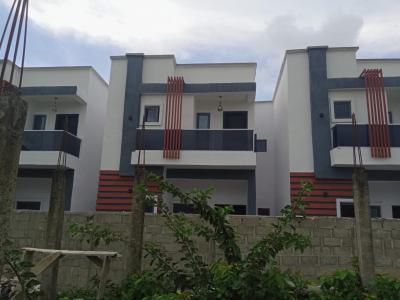 Newly Built 3 Units of 3 Bedrooms Terrace Duplex with Boyz Quarter, Coastal Villa Estate Inside Beechwood Estate, Imalete Alafia, Ibeju Lekki, Lagos, Terraced Duplex for Sale