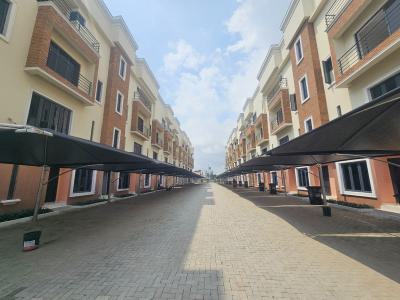 Serviced 4 Bedrooms Terraced House with Bq, Lekki Phase 1, Lekki, Lagos, Terraced Duplex for Rent