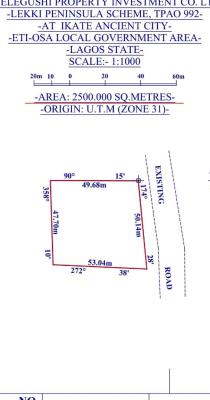 Land for Jv - Off Freedom Way Lekki - Semi Direct  Plot Size: 2500 Sqm, Off Freedom Way, Lekki Phase 1, Lekki, Lagos, Land Joint Venture