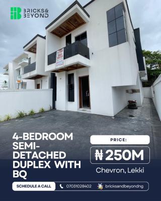 Luxury 4 Bedroom Duplex, Chevron, Lekki, Lagos, Detached Duplex for Sale