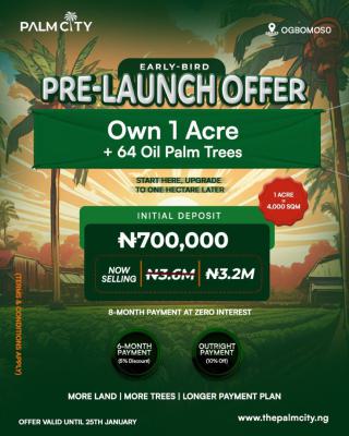 a Rare Opportunity for Forward-thinking Investors, Ogbomosho Oyo State, Ibadan, Oyo, Residential Land for Sale