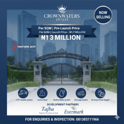 your Exclusive Luxury Escape Awaits, Suits for Investment, Parkview, Ikoyi, Lagos, Residential Land for Sale