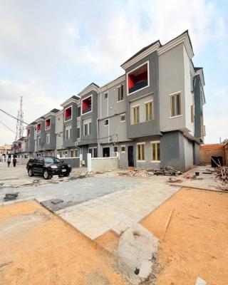 Carcass 5 Bedroom Terrace Duplex in Secure Estate, Gbagada, Lagos, Terraced Duplex for Sale