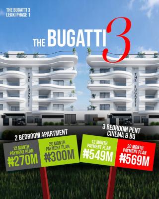 2 Bedroom Apartments with Pool and Gym Facilities, End of Freedomway, Lekki Phase 1, Lekki, Lagos, Flat / Apartment for Sale