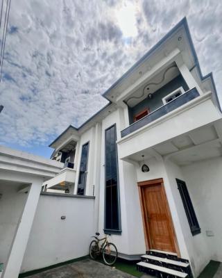 Well Built with a Bq in Serene Neighborhood, Osapa, Lekki, Lagos, Semi-detached Duplex for Rent