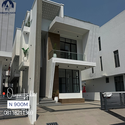Luxurious 5 Beds Detached Duplex with a Cinema & Pool, Osapa London, Lekki, Lagos, Detached Duplex for Sale