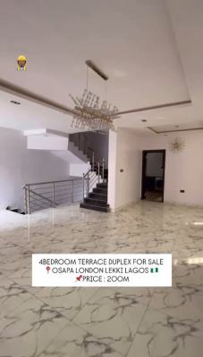 Newly Built 4 Bedroom Terraced Duplex, Osapa, Lekki, Lagos, Terraced Duplex for Sale