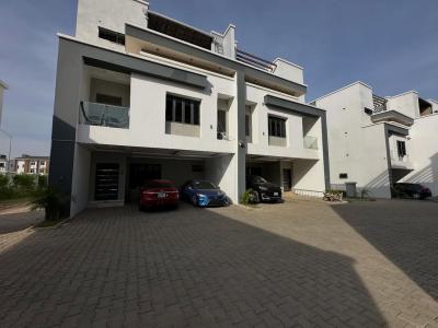 Pristine 4bedroom Terrace Duplex with a Rooftop Lounge and a Bq, Wuye, Abuja, Terraced Duplex for Sale
