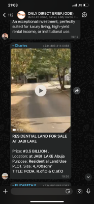 4700sqm of Residential Land, By Jabi Lake, Jabi, Abuja, Residential Land for Sale