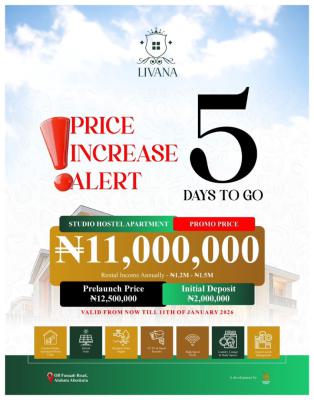 Luxury Student Housing Investment, Federal University of Agriculture, Alabata, Abeokuta North, Ogun, Block of Flats for Sale