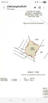 1128.69 Square Meters of Residential Land in Life Camp, Life Camp Behind Stella Maris School. Abuja – Nigeria., Life Camp, Abuja, Residential Land for Sale