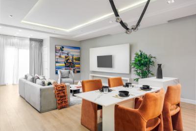 Beautiful 3 Bedrooms Apartment, Phase 1, Lekki, Lagos, Flat / Apartment Short Let