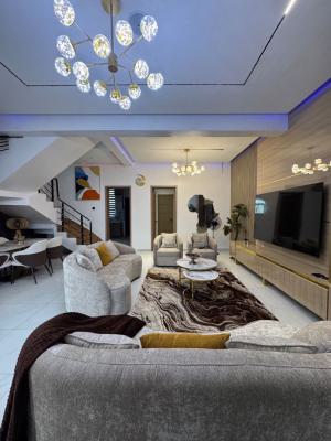 Luxury 3 Bedroom Terrace with Swimming Pool, Richmond Pearl Way, Freedomway, Lekki Phase 1, Lekki, Lagos, Terraced Duplex Short Let