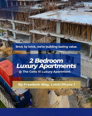 Off Plan Luxury 2 Bedroom Apartment in a Prime Location, By Freedom Way, Lekki Phase 1, Lekki, Lagos, Flat / Apartment for Sale