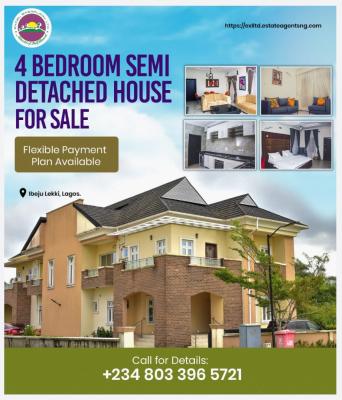 4 Bedroom Semi-detached House, Abijo, Lekki, Lagos, Semi-detached Duplex for Sale