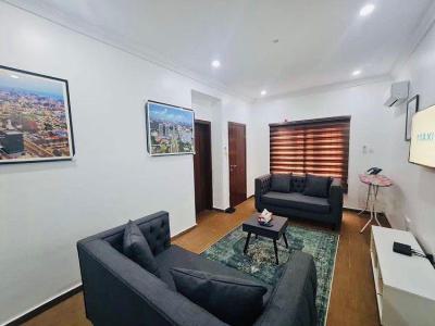 One Bedroom Apartment on The 1st and Ground Floor, Inside an Estate, Wuye, Abuja, Mini Flat (room and Parlour) for Rent