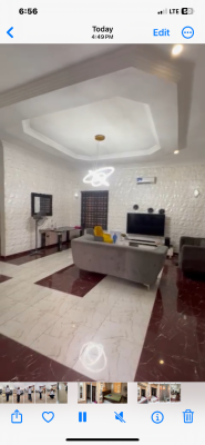 Massive 1-bedroom Mini Flat Downstairs with Personal Open Kitchen*, Off Chevron Drive Lekki, Lekki Phase 2, Lekki, Lagos, Mini Flat (room and Parlour) for Rent