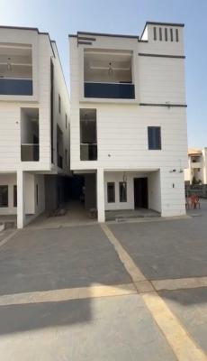 Newly Built 5 Bedroom Terrace Duplex with Bq, Wuye, Abuja, Terraced Duplex for Rent