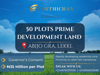 50 Plots of Prime Development Land