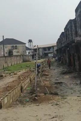 a Fenced and Gated 2 Plots of Land Together Facing The Major Badore R, Badore Road, Not Far From Ado Roundabout, Badore, Ajah, Lagos, Commercial Land for Sale