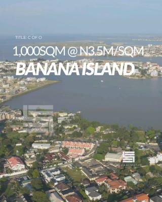 Lands in Banana Island    Size: 1,000sqm Listing Pric, Banana Island, Ikoyi, Lagos, Land for Sale