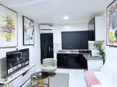Luxury 1 Bedroom Service Apartment, Camberwall Axis, Ikate, Lekki, Lagos, Mini Flat (room and Parlour) Short Let