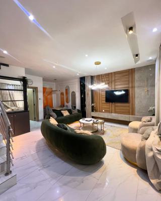 Fully Furnished 4 Bedroom Terrace Duplex with Bq, Lekki Right, Lekki Phase 1, Lekki, Lagos, Terraced Duplex for Rent