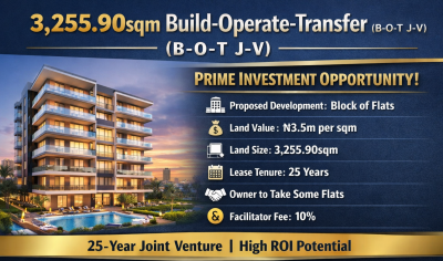 3,255.90sqm Build-operate-transfer (b-o-t) J-v, Ilabere Avenue, Ikoyi, Lagos, Mixed-use Land Joint Venture