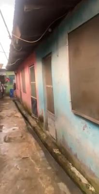 Tenement Bungalow Sitting on a Solid Full Plot of Land, Off William Street, Sawmill, Gbagada, Lagos, Industrial Land for Sale