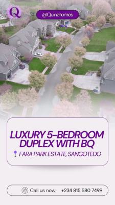 5 Bedrooms with Bq, Sangotedo, Ajah, Lagos, House for Rent