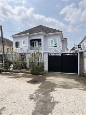 5 Bedroom Fully Detached Duplex with Bq, Chevy View Estate, Chevron, Lekki, Lagos, Detached Duplex for Sale