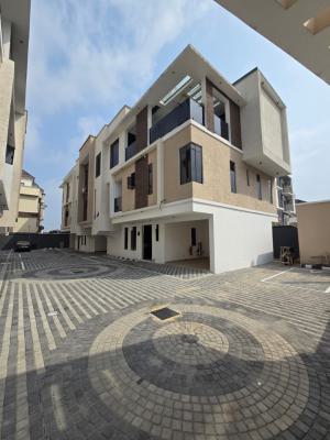 Luxury Serviced 4 Bedroom Terrace with a Room Bq, Lekki Phase 1, Lekki, Lagos, Terraced Duplex for Sale