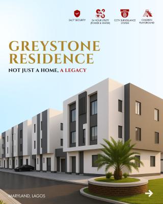 Luxury Apartments & Duplexes  at Greystone Residence, Maryland, Beside Shonibare Estate, Maryland, Maryland, Lagos, Semi-detached Duplex for Sale
