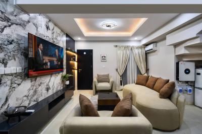Tastefully Finished 3 Bedroom Maisonette Penthouse, Creek Lane Estate, Behind Pinnock Beach Estate,  Osapa, Osapa, Lekki, Lagos, Flat / Apartment Short Let