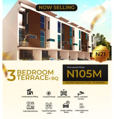 Luxury 3bedroom Terrace Duplex with Bq, Abraham Adesanya, Ajah, Lagos, Terraced Duplex for Sale
