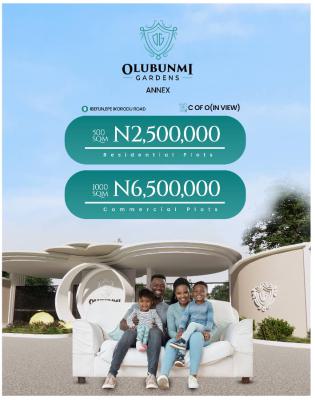 Dry Land in a Serene and Developing Environment, Ibefun, Epe, Lagos, Mixed-use Land for Sale