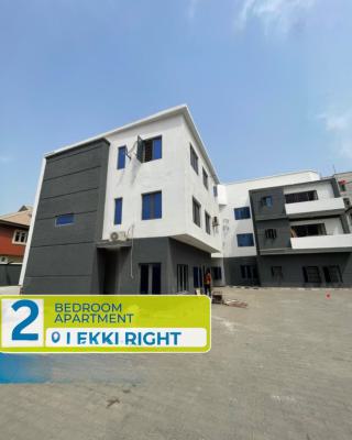 Serviced 2 Bedroom Apartment with Spacious Rooms, Lekki Right, Lekki Phase 1, Lekki, Lagos, Flat / Apartment for Rent