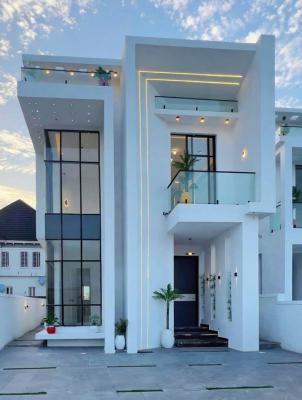 Contemporary 5 Bedroom Fully Detached Duplex, Chevron, Lekki, Lagos, Detached Duplex for Sale