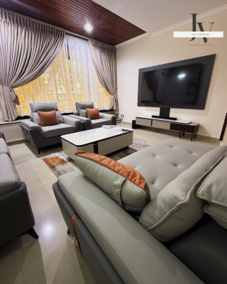 Furnished 3-bedroom Apartment with Study, Victoria Island (vi), Lagos, Flat / Apartment for Rent