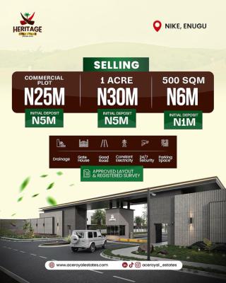 Heritage Estate, Nike Enugu, Enugu, Enugu, Mixed-use Land for Sale