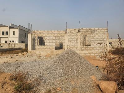 Carcass 5 Bedrooms Detached Duplex with Bq, Seaman Estate, Lugbe District, Abuja, Detached Duplex for Sale