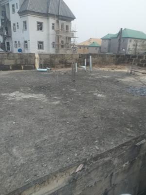 Half Plot of Land Inside United Estate Sangotedo with Structure, United Estate Sangotedo, Sangotedo, Ajah, Lagos, House for Sale