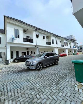 Serviced 4 Bedroom Terrace Duplex with En-suite Rooms, Vgc Extension, Vgc, Lekki, Lagos, Terraced Duplex for Rent