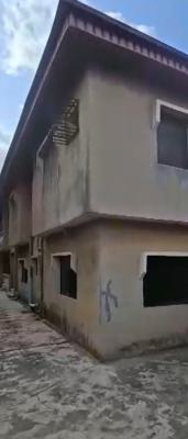 Block of 4flats of Standard 3bedrooms Plus 3shops on a Full Plot of La, No 9 Princess Adebimpe Str,off Alhaja Agbeke, Ago Palace, Isolo, Lagos, Block of Flats for Sale