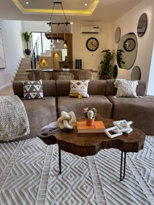 Luxury Rustic  4 /3 Bedroom Maisonette, 7 Centrale Residence, Bisola Durosinmi Etti Drive, Lekki Phase 1, Lekki, Lagos, Flat / Apartment Short Let